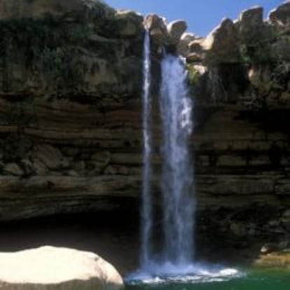 La cascada de El Salt, en La Portellada