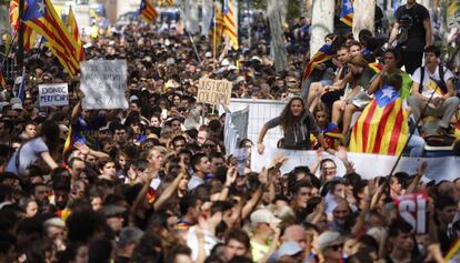 Centenares de manifestantes frente al TSJC