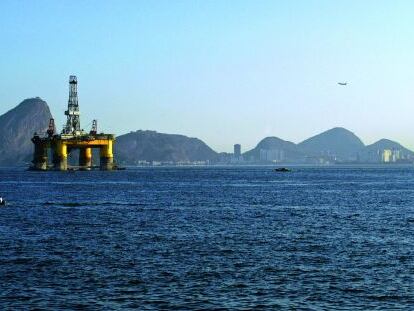 Plataforma de Repsol en El Presal brasileño, una de las reservas de hidrocarburos más grandes del mundo.