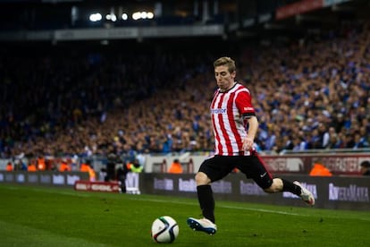 Muniain, durante un partido del Athletic