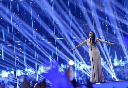 Ruth Lorenzo durante su actuación en el festival.