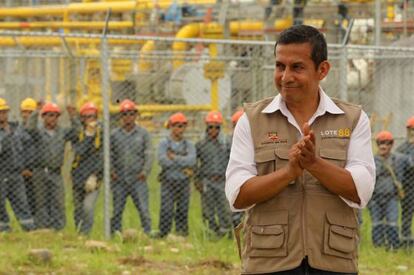 Humala, en la presentaci&oacute;n de un proyecto gas&iacute;stico.