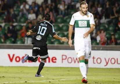 Nolito celebra su gol.