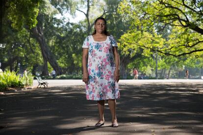 Marinete Silva, mãe de Marielle Franco, durante a entrevista.