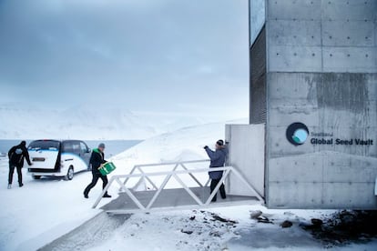 "En Longyearbyen se prevé la catástrofe constantemente", afirma Javier Reverte. De ahí que con el fin de salvaguardar la biodiversidad, en 2008 se construyera una cámara acorazada a prueba de bombas nucleares y terremotos, el Banco Global de Semillas, que alberga cien millones de simientes de plantas alimenticias. Estas semillas se conservan a 120 metros de profundidad con una temperatura estable de -18 ºC, condiciones que garantizan su conservación durante varios siglos. Ante un cataclismo natural, una guerra o un apocalipsis, el banco de las Svalbard –conocido popularmente como 'El semillero del fin del mundo' o 'El arca de Noé vegetal'– daría una nueva oportunidad al mundo de reconstruirse. "Allí tomas conciencia de que el cambio climático es algo real que está ocurriendo y destruyendo el planeta. Medidas como el almacenaje de estas semillas es la prueba de que puede ocurrir una catástrofe en cualquier momento", confiesa Reverte.