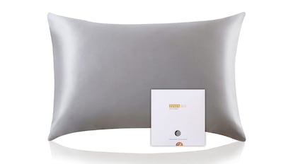 Funda de almohada de seda con caja regalo