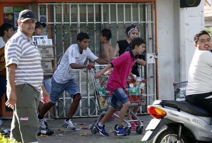 Assalto em Córdoba, nesta terça-feira.