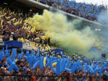 A La Bombonera la gente ha venido a pelear, porque en la Curva de la 12, donde está la barra, se pelea contra un enemigo invisible, y en el resto del estadio se grita y se sufre