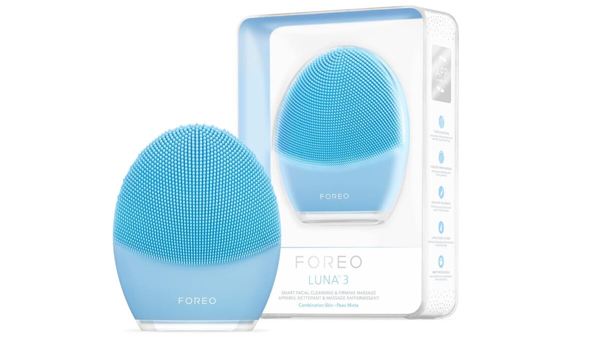 Cepillo de silicona para el rostro Foreo Luna 3.