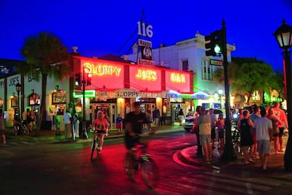 Sloppy Joe’s Bar, en la calle Duval de Key West.