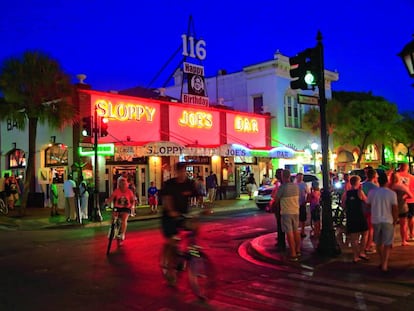 Sloppy Joe’s Bar, en la calle Duval de Key West.