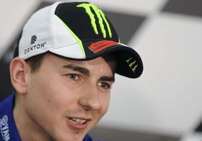 Jorge Lorenzo, en el circuito Losail.