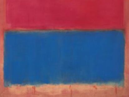 'Royal red and blue', de Rothko.