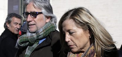 La vicepresidenta de la Generalitat, Joana Ortega, y el dipuatdo CiU , Sanchez-Llibre