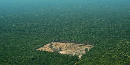 Imagem de área desmatada na Amazônia, em setembro de 2017.