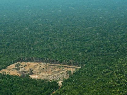 Imagem de área desmatada na Amazônia, em setembro de 2017.