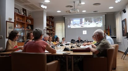 Pleno del Consell Valencià de Cultura, celebrado este lunes.