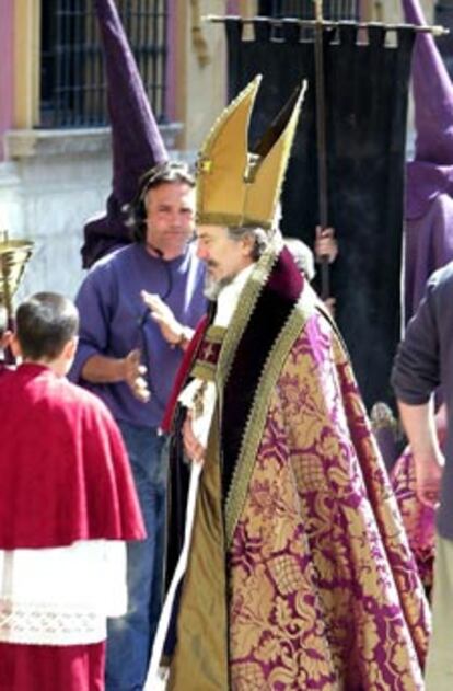 Robert de Niro durante el ensayo del filme <i>El puente de San Luis Rey</i>, en Málaga.
/ EFE