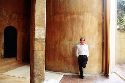 Ricardo Bofill, en su taller de Barcelona en 1999.