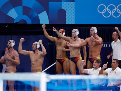 Selección española de waterpolo en París 2024