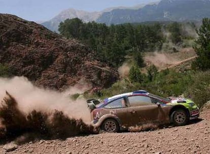 Hirvonen, durante el Rally de Turquía