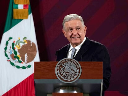 López Obrador, durante su conferencia matutina del pasado 28 de febrero.