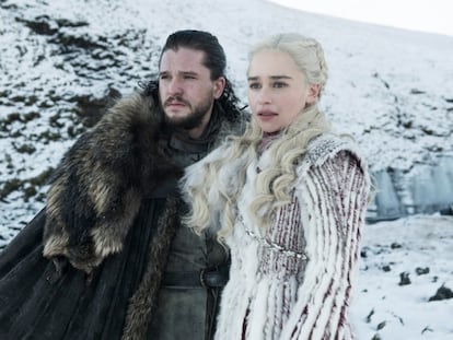Jon Snow y Daenerys Targaryen, dos de los personajes favoritos de los espectadores y que seguro darán mucho juego en la última temporada.