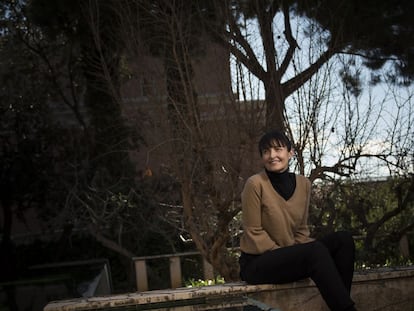 Eva Blanch, en su casa de Barcelona.