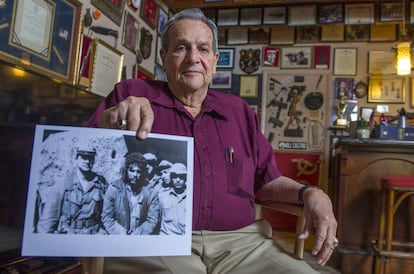 Félix Rodríguez, at his house in Miami.