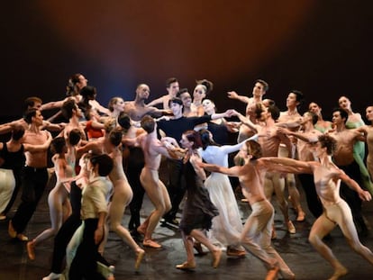 El Béjart Ballet de Lausana, en una de les coreografies.