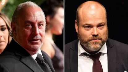 El dueño de Topshop, Philip Green, y el de Asos, Anders Holch Povlsen.