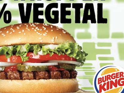 Burger King lanza en España su Whopper sin carne hecho por Unilever