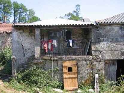 La casa del denunciante, Serafín Pardiñas, en Bugarín.