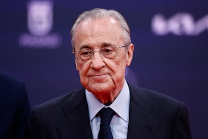 Florentino Pérez en los Premios Laureus el pasado lunes.