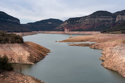 El embalse de SAU es el mayor de Barcelona y tan solo cuenta con el 6% de su capacidad.