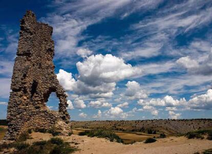 Panorámica rural desde los restos del Castillo de Calatañazor, en Soria