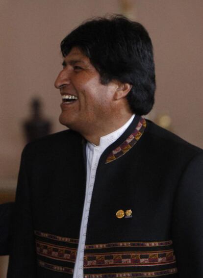 The law has been passed to Evo Morales so that he can sign it.