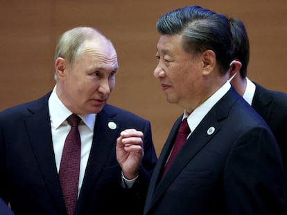 Vladímir Putin y Xi Jinping, en una cumbre en septiembre de 2022.