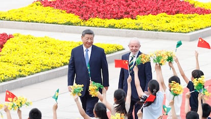 Los presidentes Xi y Lula, el pasado mayo en Pekín.