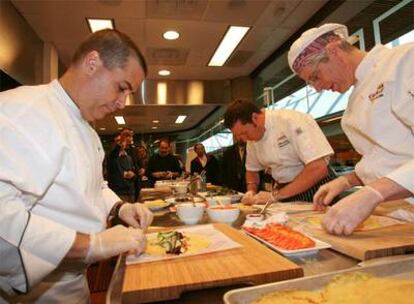 El equipo de cocineros que desarrolla los productos de McDonald&#39;s en su sede central de Chicago.