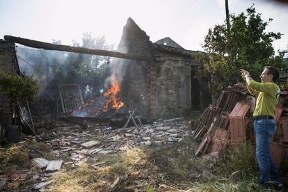 Estado en el que ha quedado la vivienda afectada por la explosión