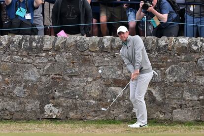 McIlroy, en el hoyo 17.