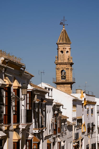 Torre del convento del Espíritu Santo, en el centro histórico de Osuna. 