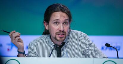 Pablo Iglesias, aquest dijous, a Sitges.