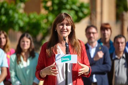 La líder de Junts y presidenta del Parlament, Laura Borràs, presenta su candidatura a la presidencia de JuntsXCat
JUNTSXCAT
21/05/2022