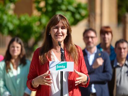 La líder de Junts y presidenta del Parlament, Laura Borràs, presenta su candidatura a la presidencia de JuntsXCat
JUNTSXCAT
21/05/2022