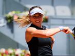 Paula Badosa of Spain in action during the semi-final of the 2021 Mutua Madrid Open WTA 1000 tournament against Ashleigh Barty of Australia
AFP7 
06/05/2021 ONLY FOR USE IN SPAIN