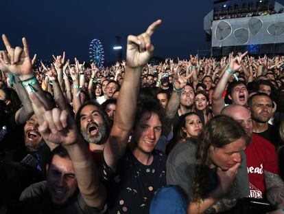 Ambiente durante el concierto de Metallica en el Mad Cool de 2022.