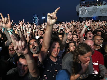 Público en el concierto de Metallica en la pasada edición de Mad Cool, en julio de 2022 en el recinto de Valdebebas.