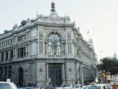 La sede del Banco de España, en la madrileña plaza de Cibeles.